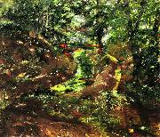 Lovis Corinth Waldinneres in Bernried Spain oil painting artist